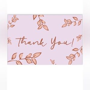 FALL 2025🍂25 Thank you cards Premium Cardstock - 4 x 6 inch
